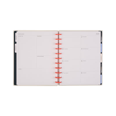 2042 Pop Splash Customizable Planner - Big Dashboard Layout - 12 Month