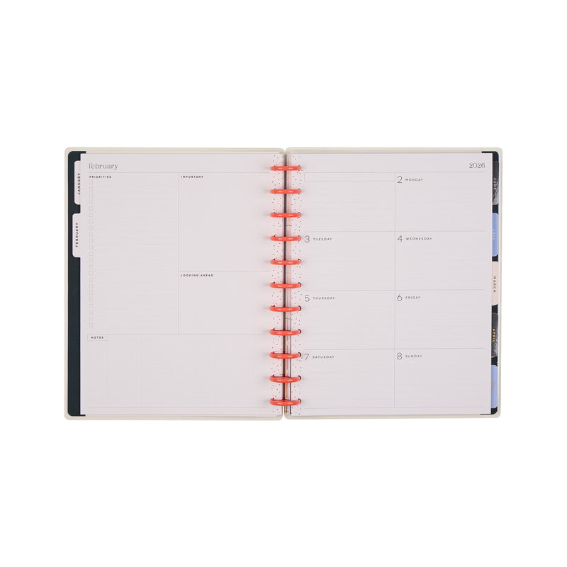 2042 Pop Splash Customizable Planner - Big Dashboard Layout - 12 Month