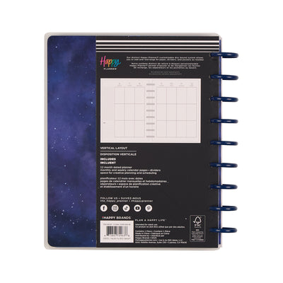 2045 Star Signs Customizable Planner - Classic Vertical Layout - 12 Month