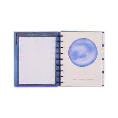 2037 Star Signs Customizable Planner - Classic Vertical Layout - 12 Month