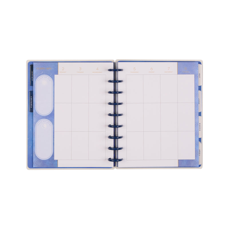 2039 Star Signs Customizable Planner - Classic Vertical Layout - 12 Month