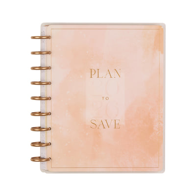 2026 Textured Canvas Customizable Budget Planner - Classic Budget Layout - 12 Month
