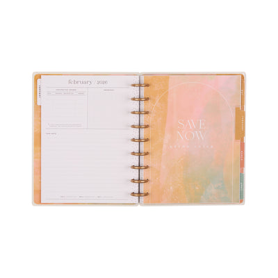 2043 Textured Canvas Customizable Budget Planner - Classic Budget Layout - 12 Month