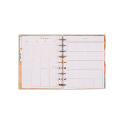2044 Textured Canvas Customizable Budget Planner - Classic Budget Layout - 12 Month