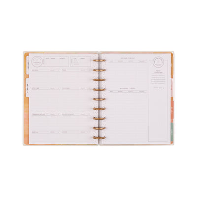 2045 Textured Canvas Customizable Budget Planner - Classic Budget Layout - 12 Month