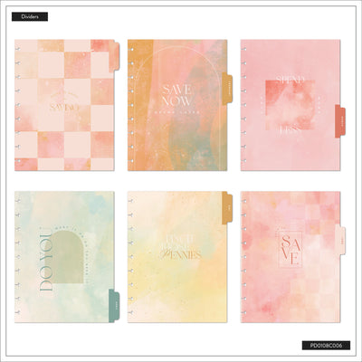 2046 Textured Canvas Customizable Budget Planner - Classic Budget Layout - 12 Month