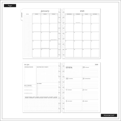 2042 Watercolor Grace Customizable Faith Planner - Classic Faith Layout - 12 Month