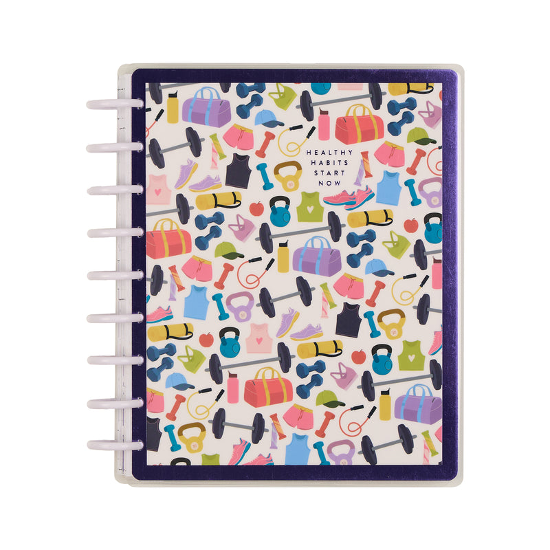 2026 Fitness Icons Customizable Fitness Planner - Classic Fitness Layout - 12 Months