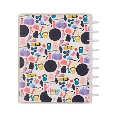 2046 Fitness Icons Customizable Fitness Planner - Classic Fitness Layout - 12 Months