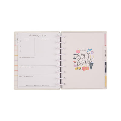 2038 Fitness Icons Customizable Fitness Planner - Classic Fitness Layout - 12 Months