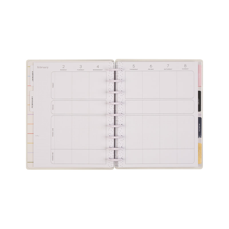 2041 Fitness Icons Customizable Fitness Planner - Classic Fitness Layout - 12 Months