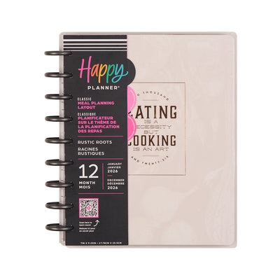 2043 Rustic Roots Customizable Meal Planner - Classic Meal Planning Layout - 12 Month