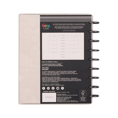 2045 Rustic Roots Customizable Meal Planner - Classic Meal Planning Layout - 12 Month