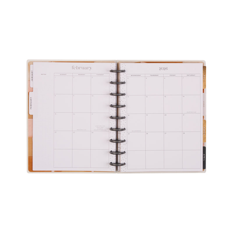 2038 Rustic Roots Customizable Meal Planner - Classic Meal Planning Layout - 12 Month