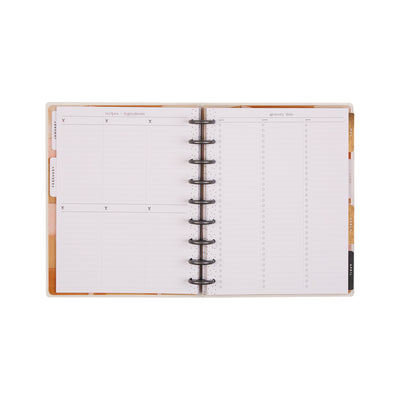 2039 Rustic Roots Customizable Meal Planner - Classic Meal Planning Layout - 12 Month