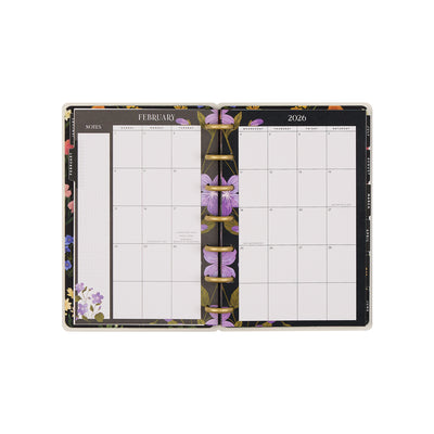 2038 Dark Garden Customizable Planner - Mini Dashboard Layout - 12 Months