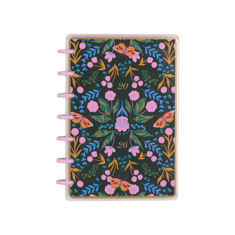 2026 Butterfly Botanics Customizable Planner - Mini Color Block Layout - 12 Months
