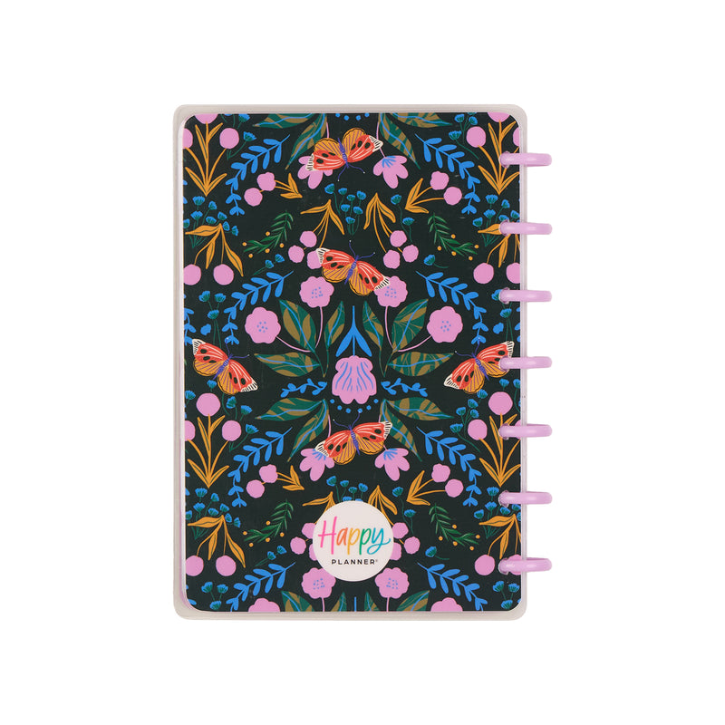 2043 Butterfly Botanics Customizable Planner - Mini Color Block Layout - 12 Months