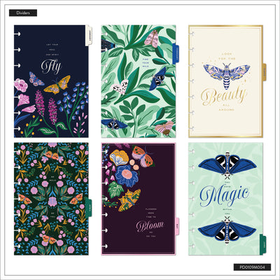 2039 Butterfly Botanics Customizable Planner - Mini Color Block Layout - 12 Months