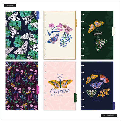 2040 Butterfly Botanics Customizable Planner - Mini Color Block Layout - 12 Months