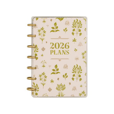 2026 Herbarium Customizable Planner - Mini Horizontal Layout - 12 Months