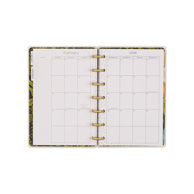 2036 Herbarium Customizable Planner - Mini Horizontal Layout - 12 Months