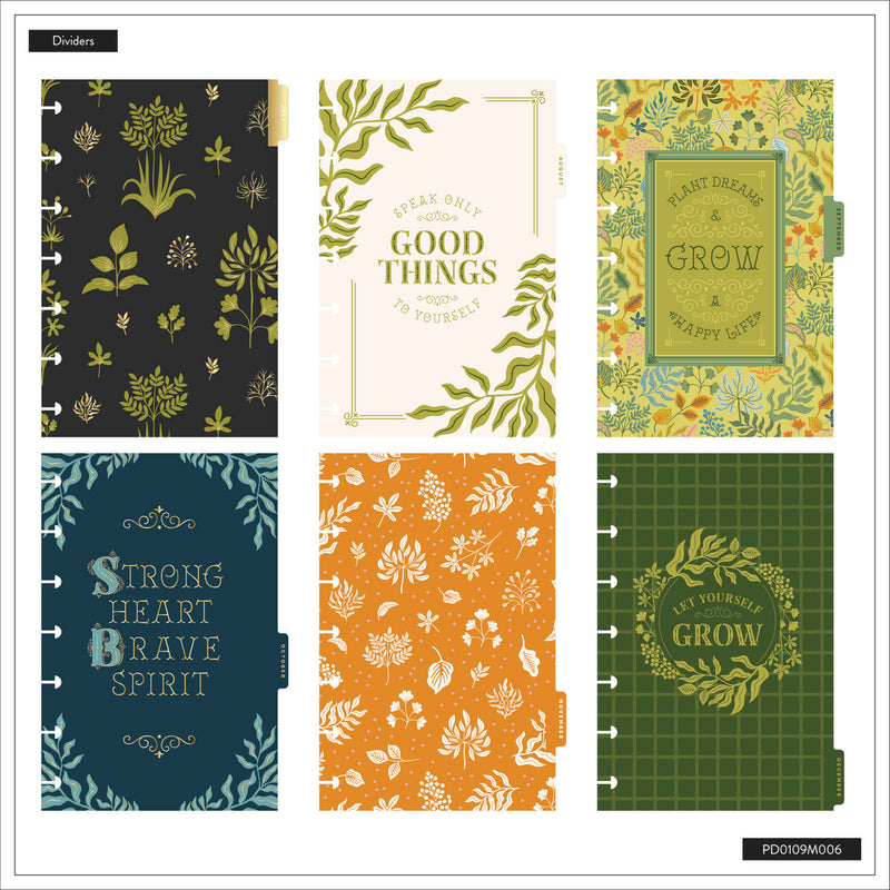 2039 Herbarium Customizable Planner - Mini Horizontal Layout - 12 Months