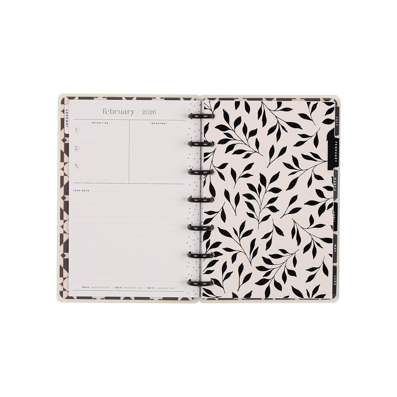 2038 Heritage Charm Customizable Planner - Mini Dashboard Layout - 12 Months