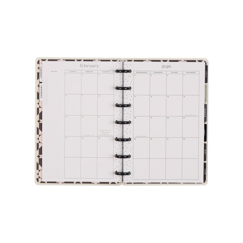 2039 Heritage Charm Customizable Planner - Mini Dashboard Layout - 12 Months