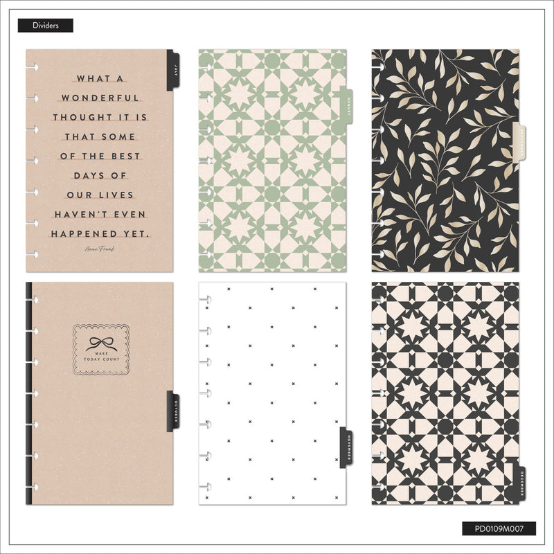 2042 Heritage Charm Customizable Planner - Mini Dashboard Layout - 12 Months