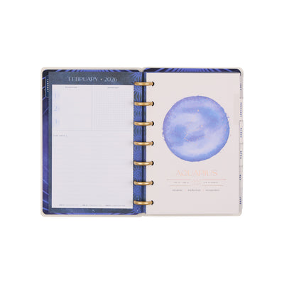 2037 Star Signs Customizable Planner - Mini Dashboard Layout - 12 Month