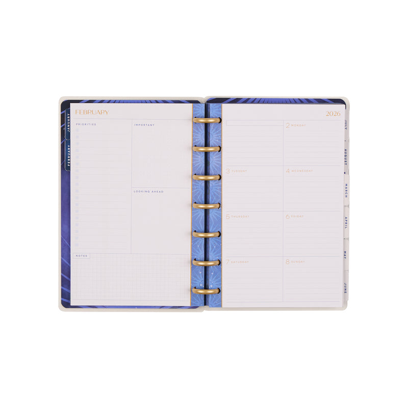 2039 Star Signs Customizable Planner - Mini Dashboard Layout - 12 Month