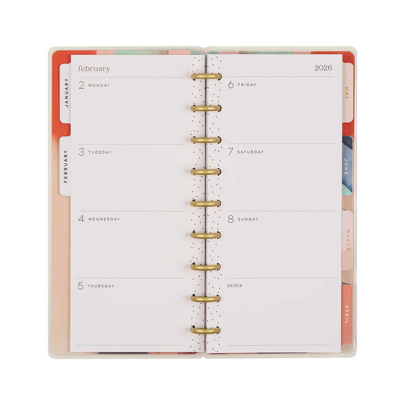 2039 Watercolor Grace Customizable Faith Planner - Skinny Classic Horizontal Layout - 12 Month
