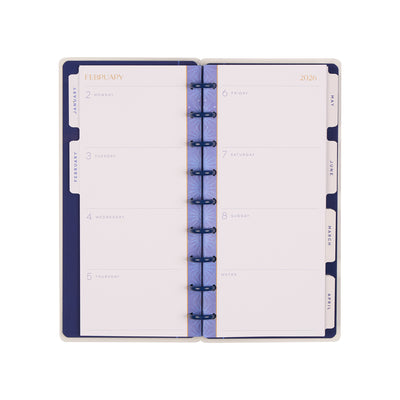 2041 Star Signs Customizable Planner - Skinny Classic Horizontal Layout - 12 Month