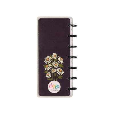2040 Florescent Florals Customizable Planner - Skinny Mini Horizontal Layout - 12 Months