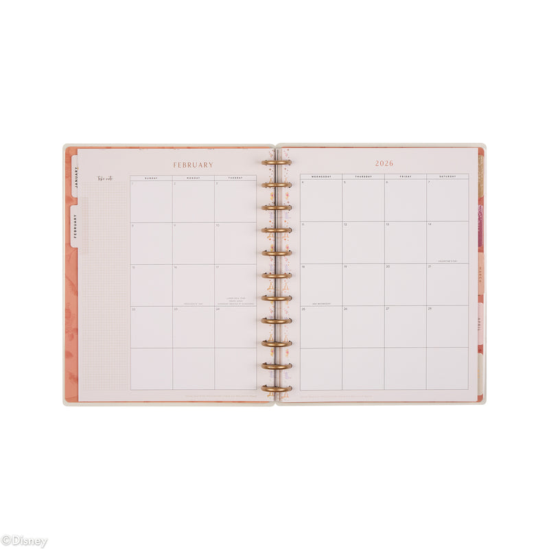 2039 Disney Winnie the Pooh Seasonal Customizable Planner - Big Vertical Layout - 12 Months
