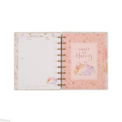 2037 Disney Winnie the Pooh Seasonal Customizable Planner - Classic Dashboard Layout - 12 Months