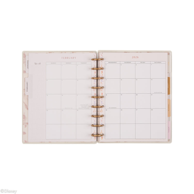 2038 Disney Winnie the Pooh Seasonal Customizable Planner - Classic Dashboard Layout - 12 Months