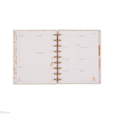 2039 Disney Winnie the Pooh Seasonal Customizable Planner - Classic Dashboard Layout - 12 Months