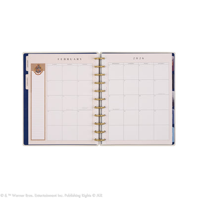 2040 Harry Potter Enchanted Grounds Customizable Planner - Big Color Block Layout - 12 Months