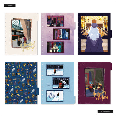 2043 Harry Potter Enchanted Grounds Customizable Planner - Big Color Block Layout - 12 Months