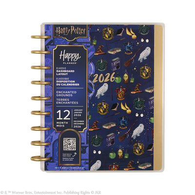 2046 Harry Potter Enchanted Grounds Customizable Planner - Classic Dashboard Layout - 12 Months