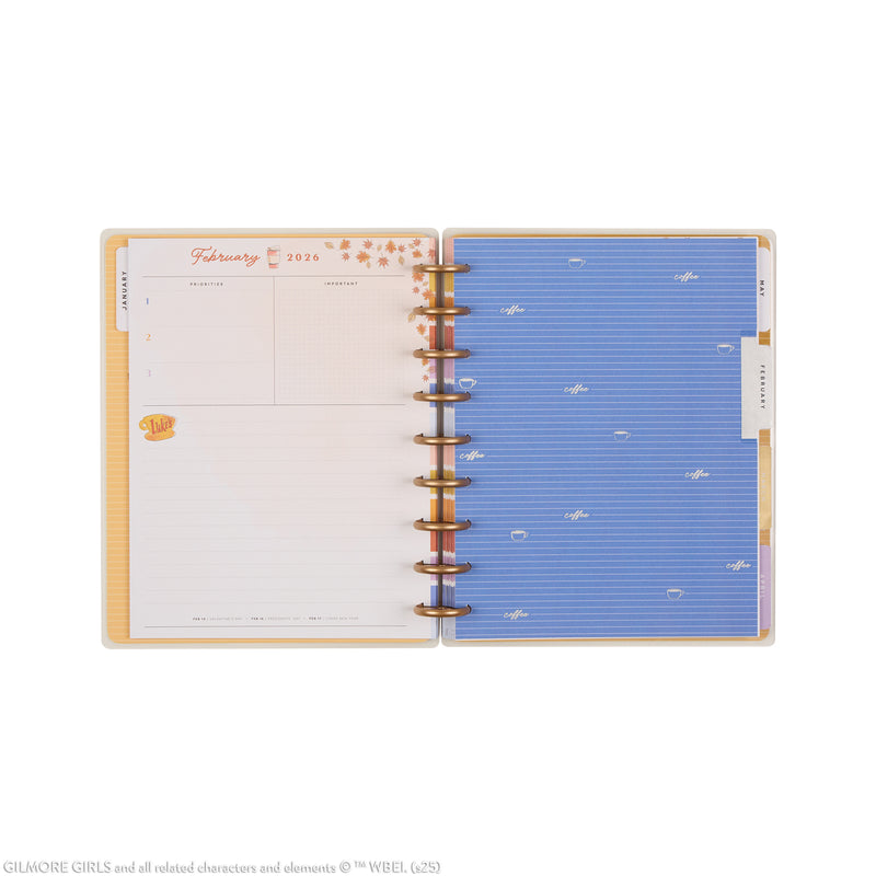 2036 Gilmore Girls Customizable Planner - Classic Vertical Layout - 12 Months
