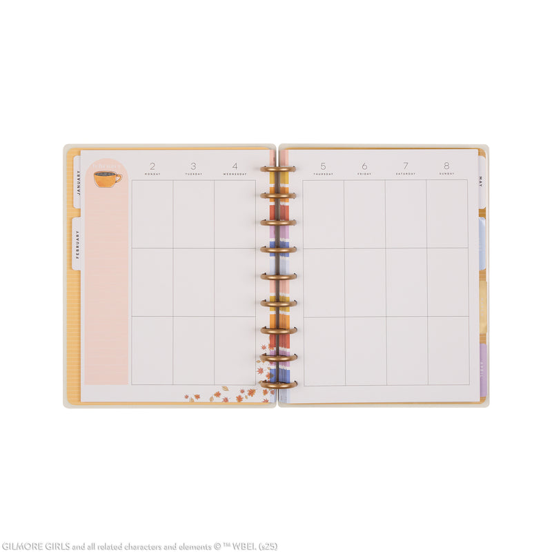 2038 Gilmore Girls Customizable Planner - Classic Vertical Layout - 12 Months