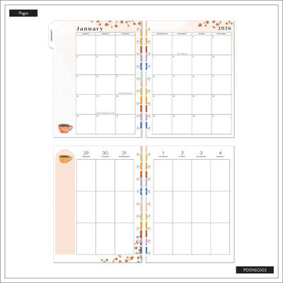 2041 Gilmore Girls Customizable Planner - Classic Vertical Layout - 12 Months