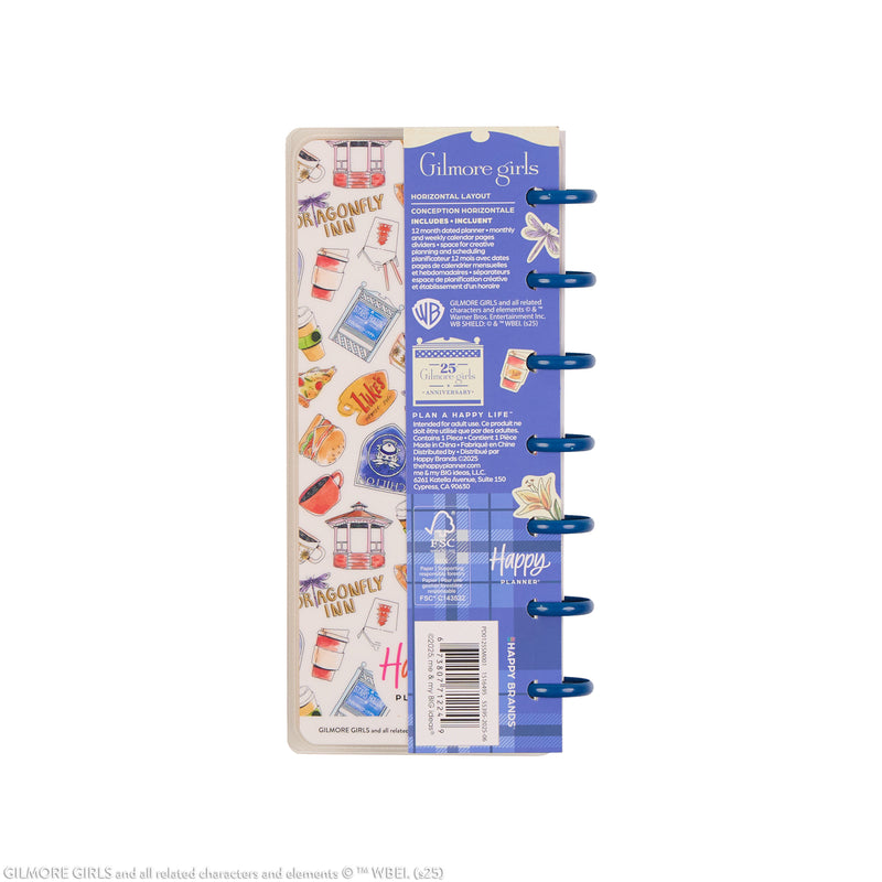2045 Gilmore Girls Customizable Planner - Skinny Mini Horizontal Layout - 12 Months