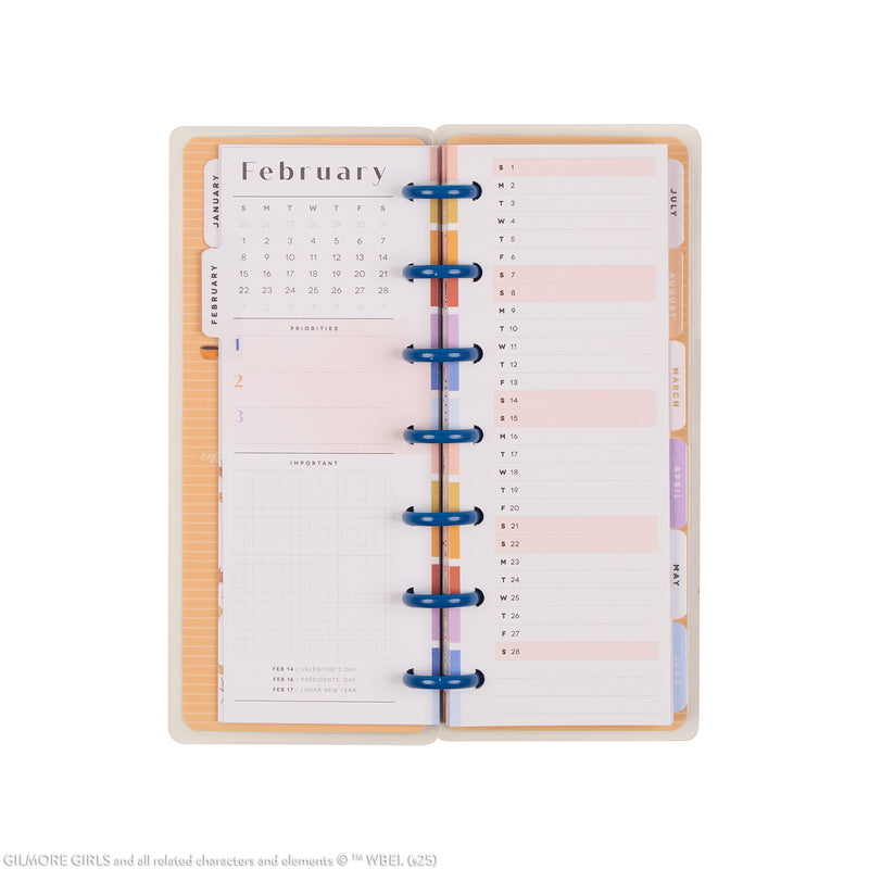 2038 Gilmore Girls Customizable Planner - Skinny Mini Horizontal Layout - 12 Months