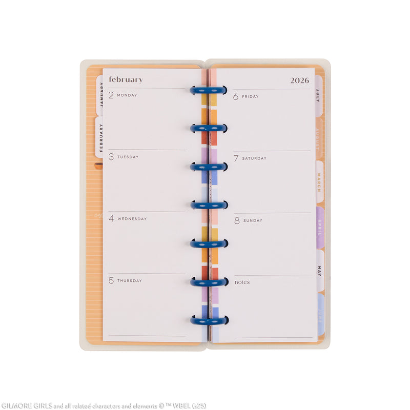 2039 Gilmore Girls Customizable Planner - Skinny Mini Horizontal Layout - 12 Months
