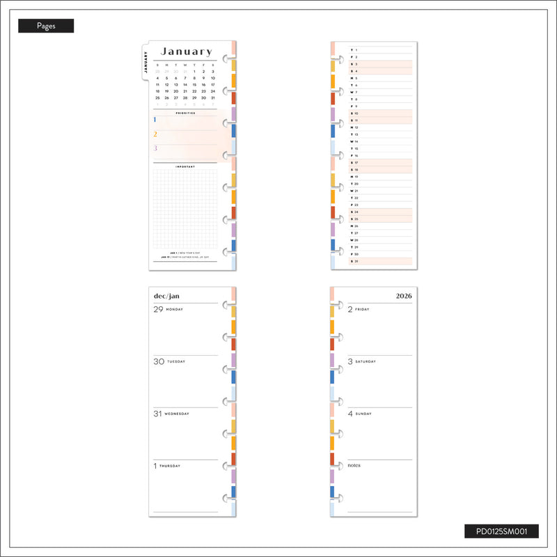 2042 Gilmore Girls Customizable Planner - Skinny Mini Horizontal Layout - 12 Months