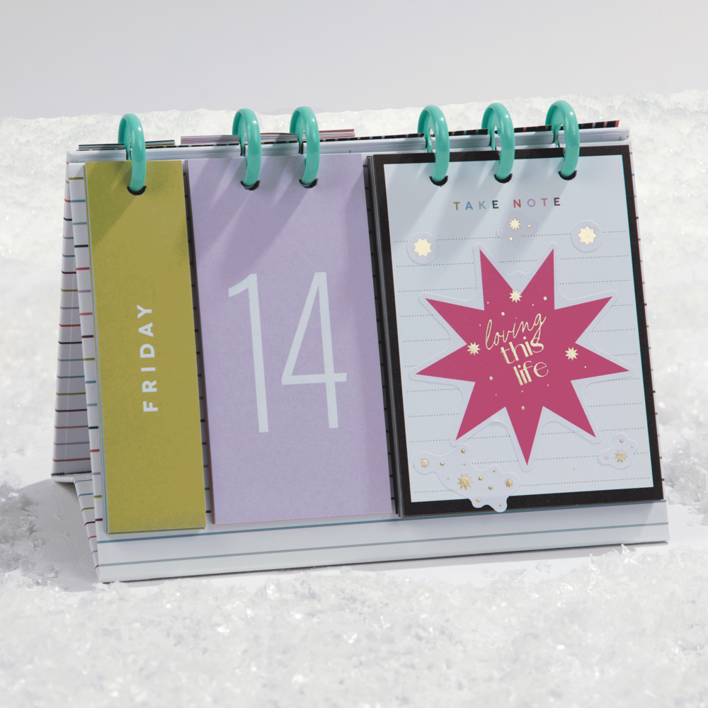 Disc Calender Plan Your Best Life - Disc Bound Standing Desk Calendar – Happy Planner